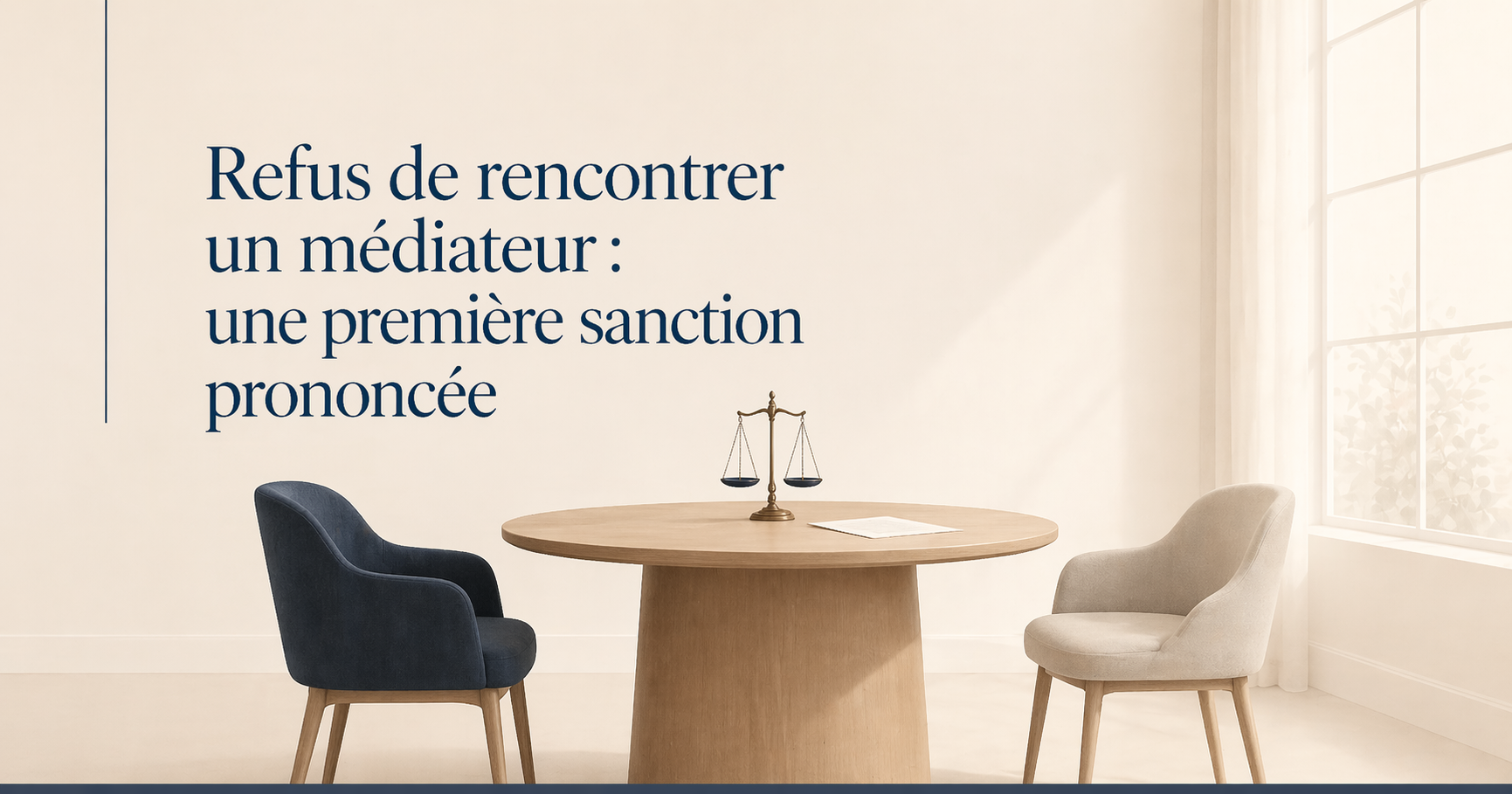 Refus de rencontrer un médiateur : une première sanction prononcée